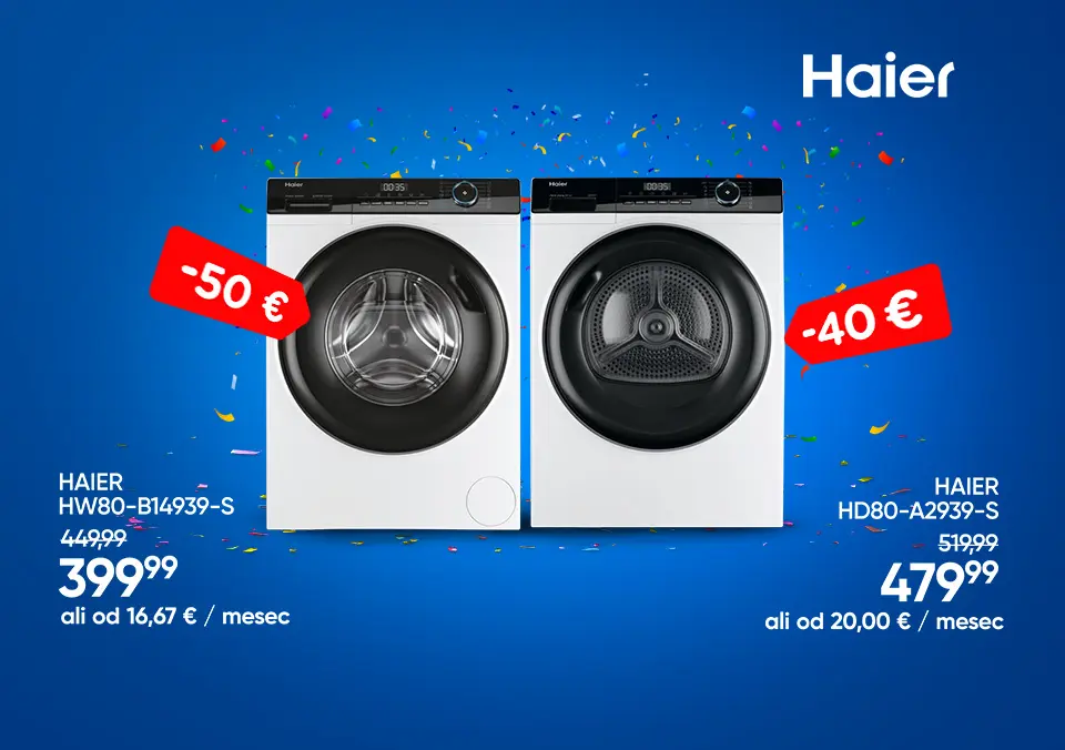 Haier za brezskrbne poletne dni!