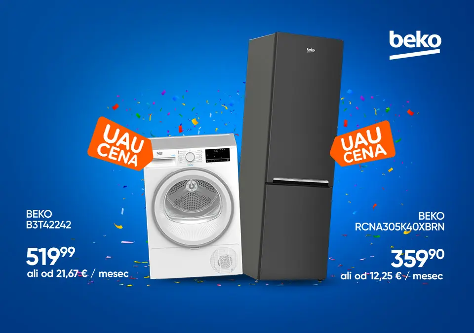 Bela tehnika Beko za vsak dom!