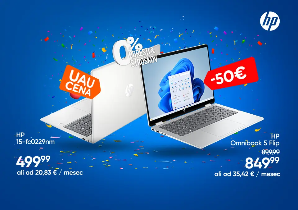HP prenosniki po UAU in akcijski ceni!