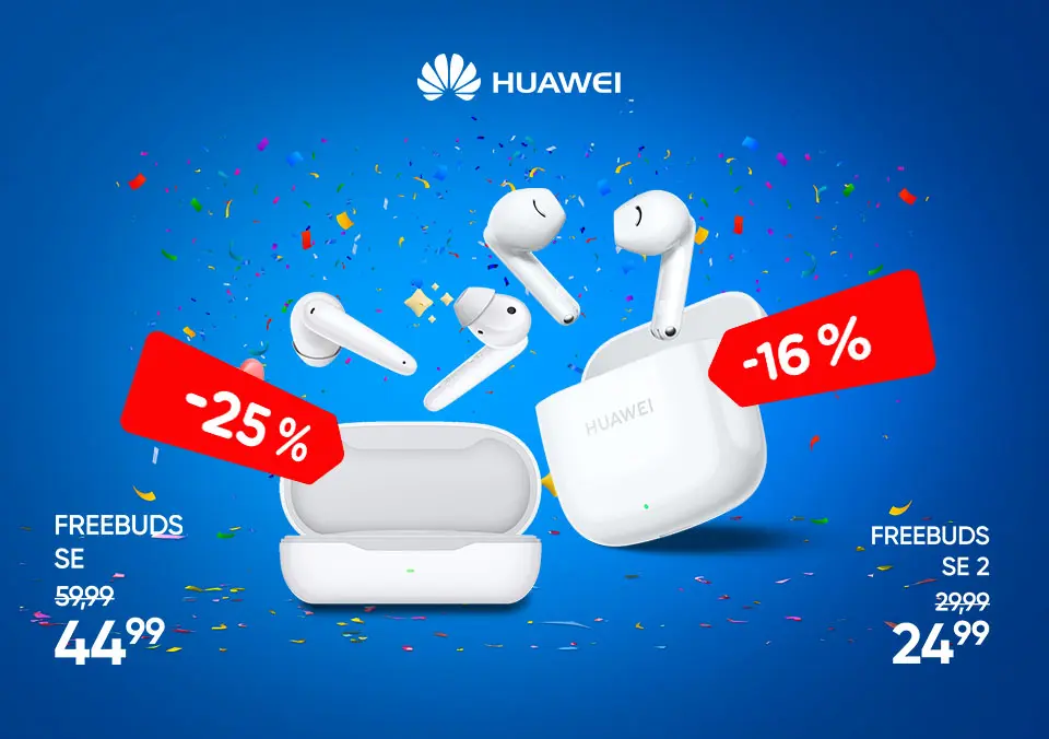 Huawei slušalkam smo dodali ekskluzivno ceno!