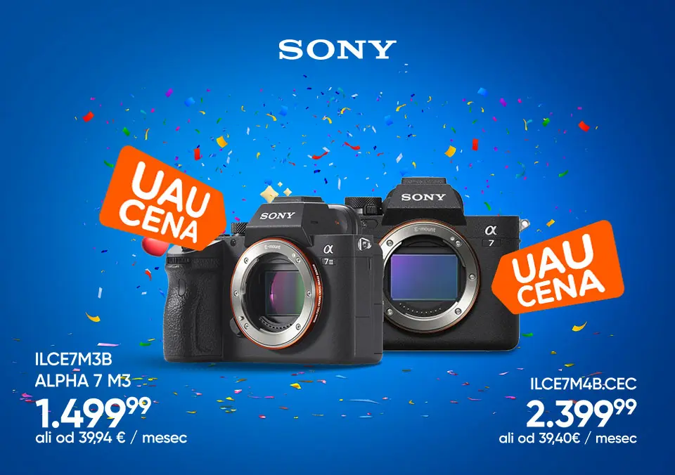 Sony fotoaparati za nove spomine