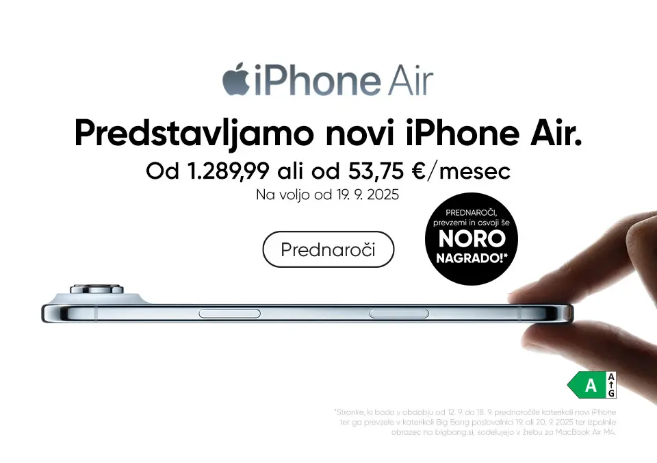 Predstavljamo novi iPhone Air.