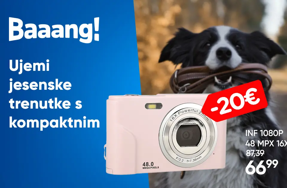 Ujemi jesenske trenutke s kompaktnimi fotoaparati
