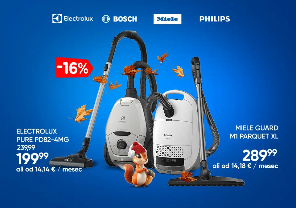Velika izbira klasičnih sesalnikov!