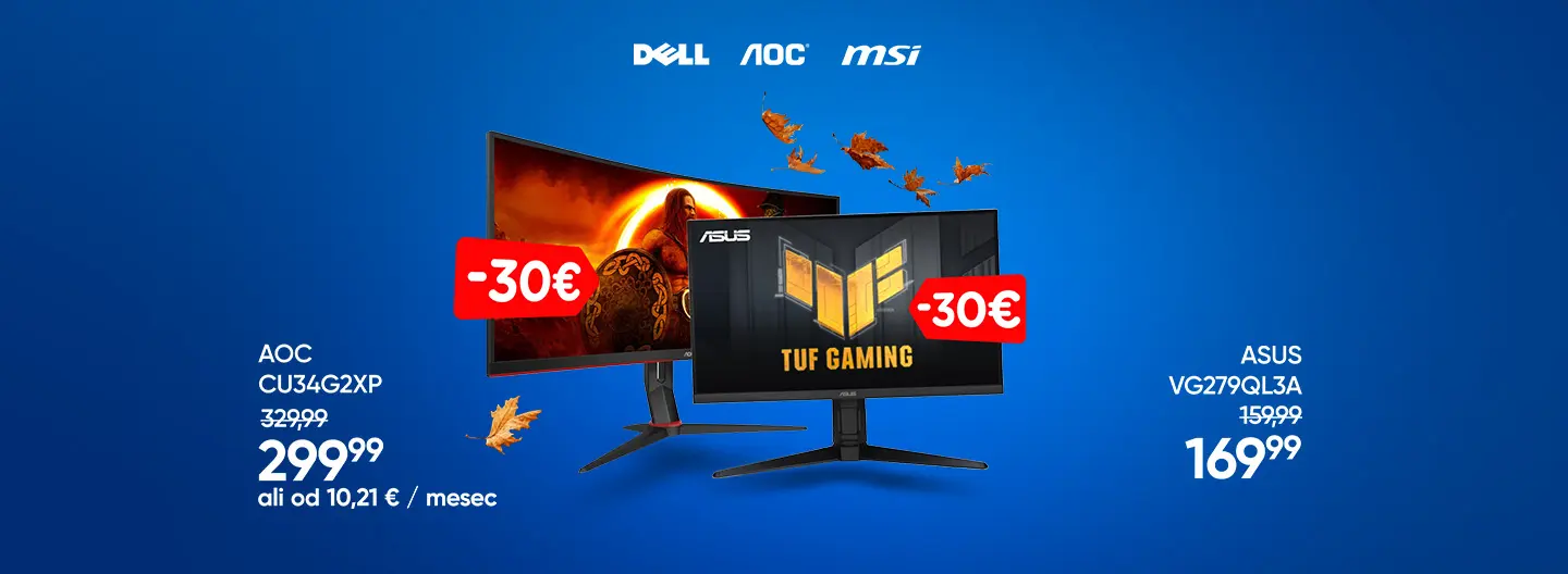 Najboljše ponudbe monitorjev