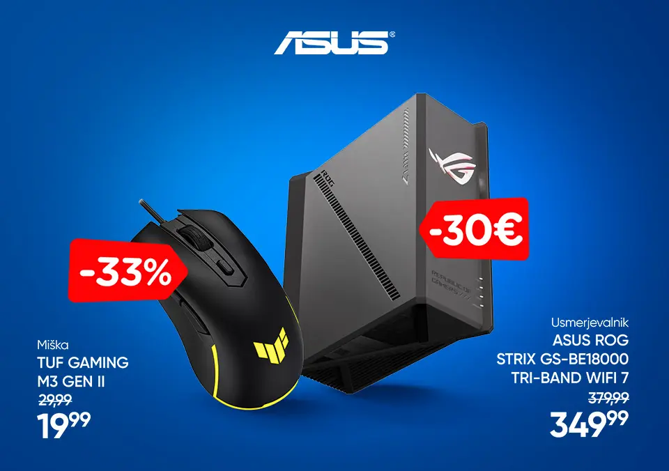 Odlična ponudba Asus dodatkov