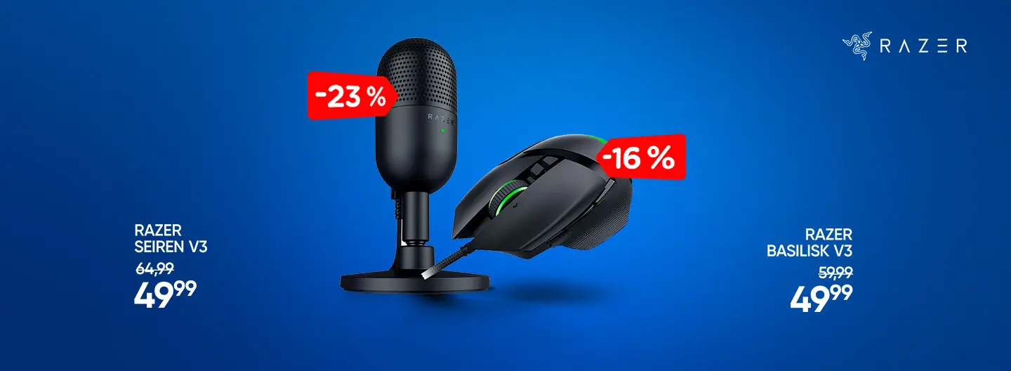 Odlične cene Razer gaming dodatkov!