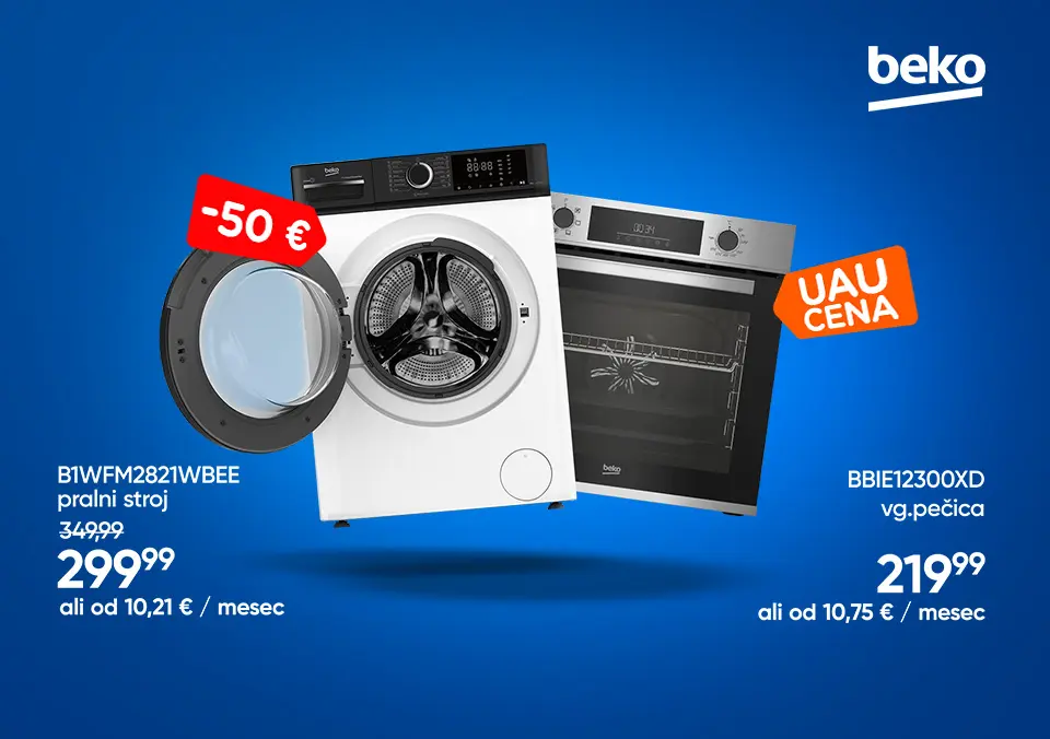 Bela tehnika Beko za vsak dom!