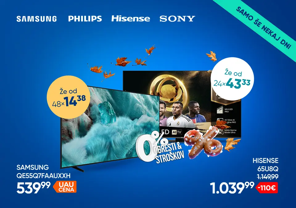Najboljše ponudbe televizorjev!