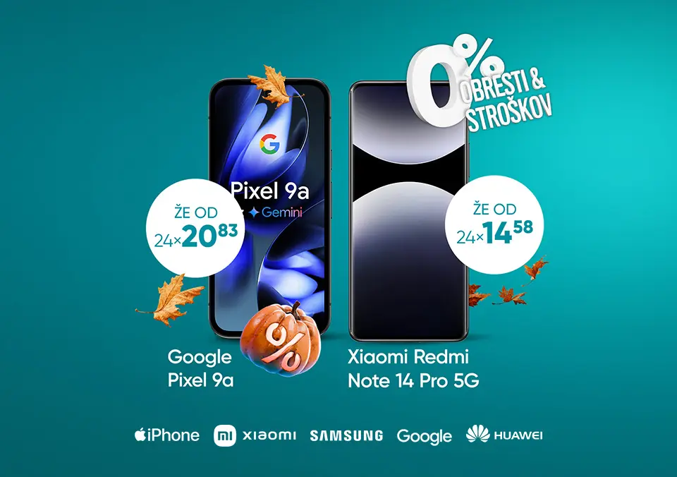 Telefoni nad 300 € po razrezani ceni!