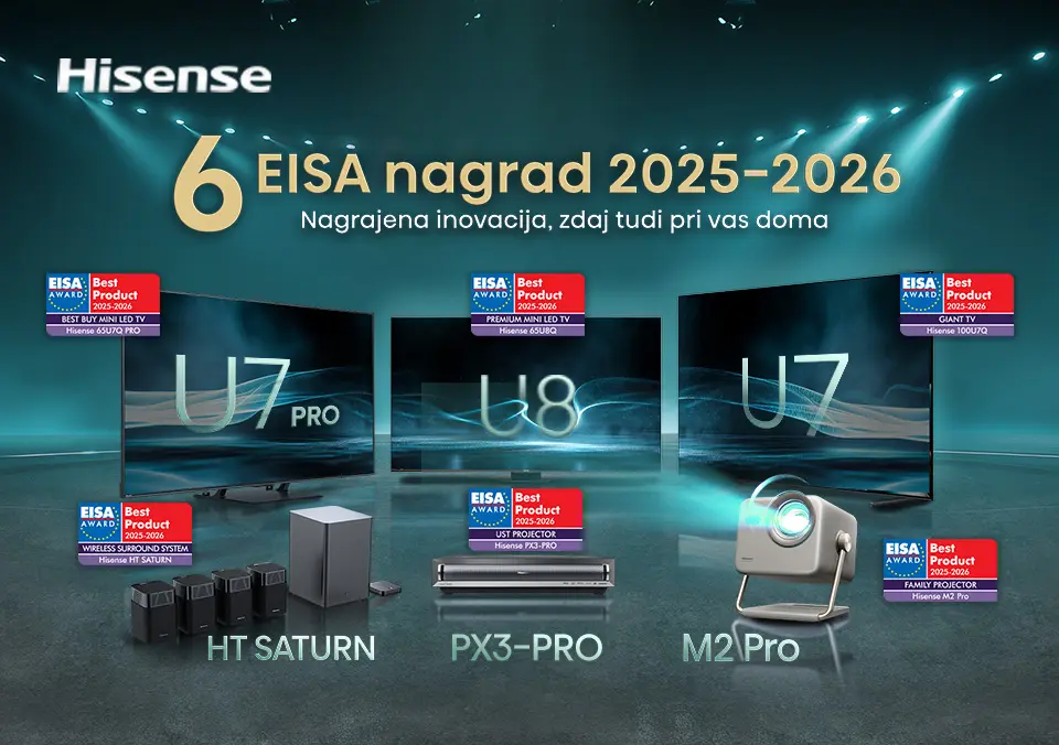 6 EISA nagrad 2025-2026
