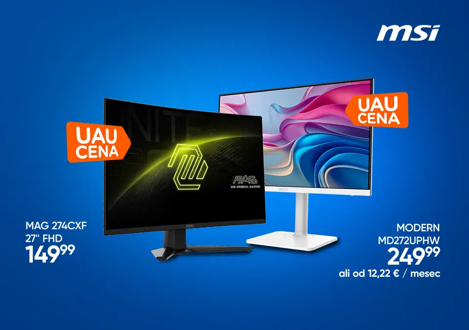 MSI monitorji, ki jih potrebuje vsak!