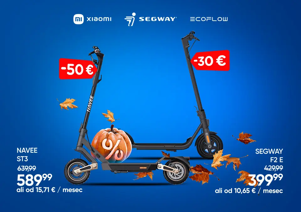 Široka ponudba e-skirojev in koles!