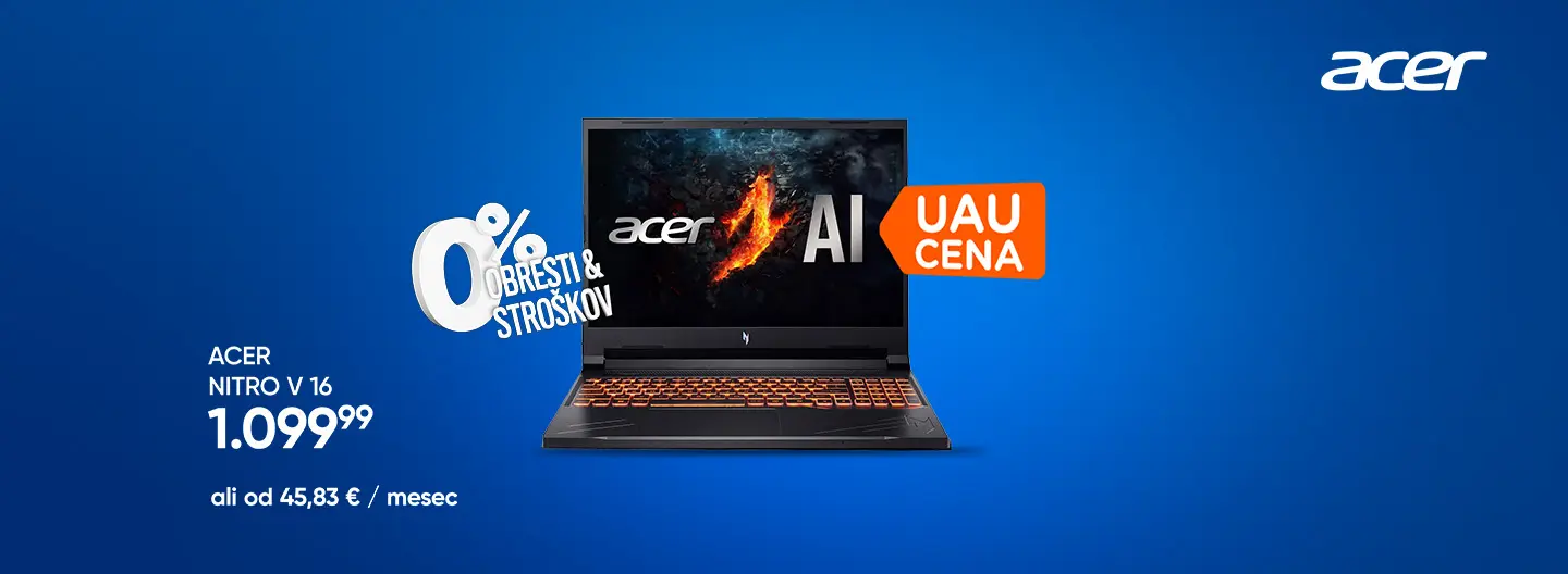 Zanesljiv Acer tudi na obroke!