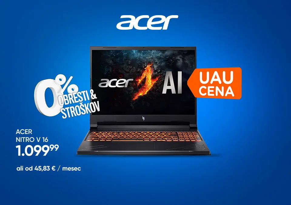 Zanesljiv Acer tudi na obroke!