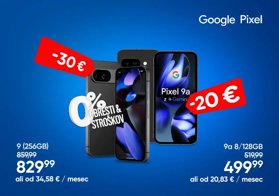 Izkoristi popuste Google telefonov!