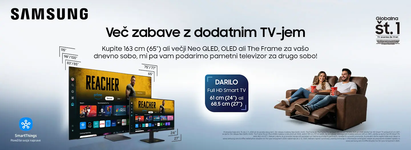 Več zabave z dodatnim TV-jem