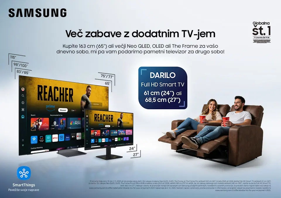 Več zabave z dodatnim TV-jem