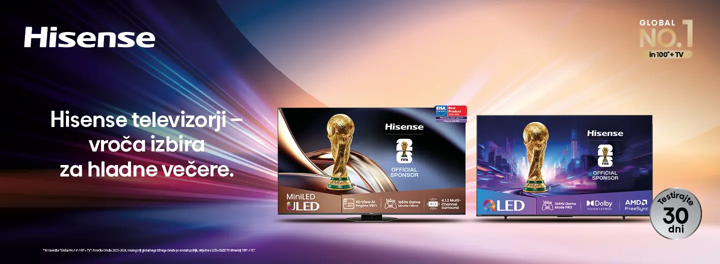 Hisense televizorji - vroča izbira za hladne večere