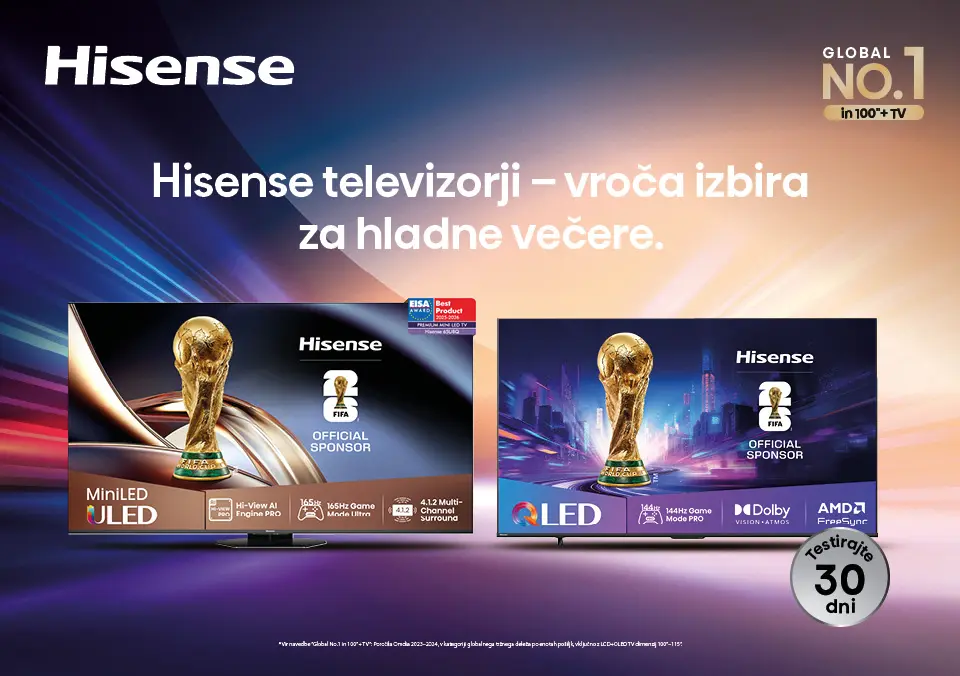 Hisense televizorji - vroča izbira za hladne večere