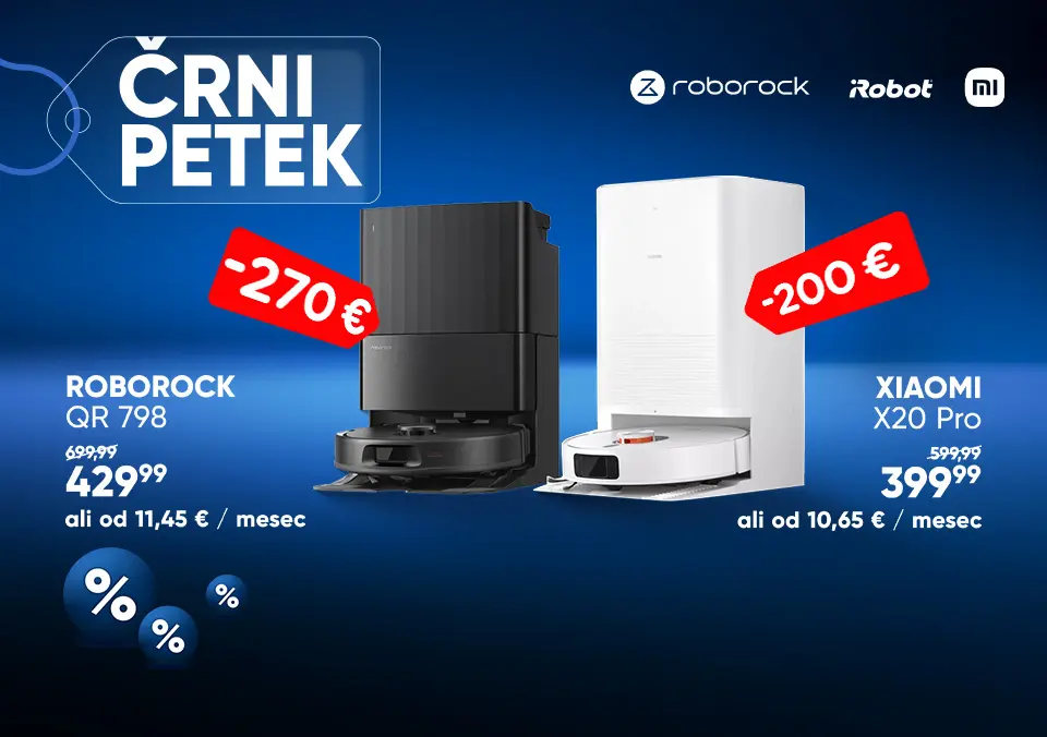 Robotski sesalniki v akciji