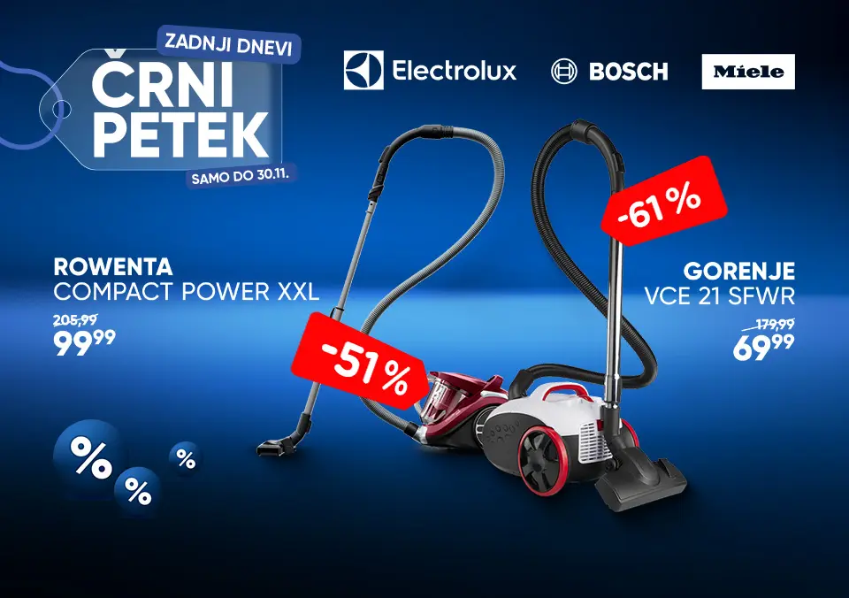 Akcijske cene klasičnih sesalnikov