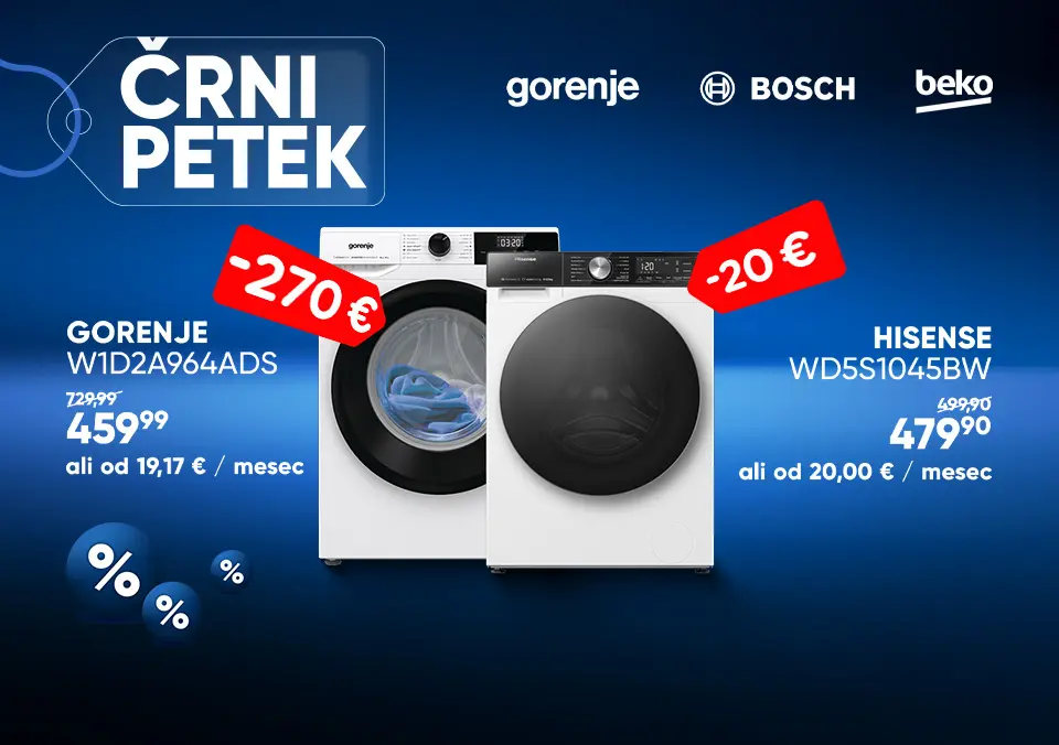 Pralno-sušilni stroji po izjemnih cenah