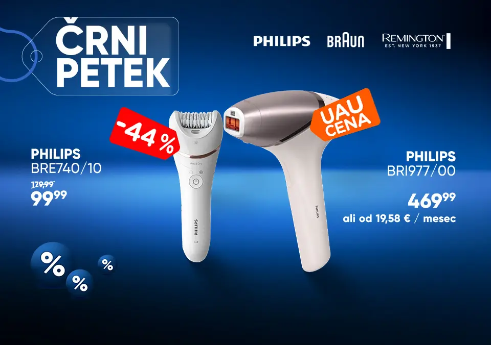 Epilatorji in laserski odstranjevalniki v akciji