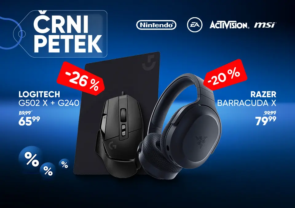 Najboljša ponudba gaming opreme