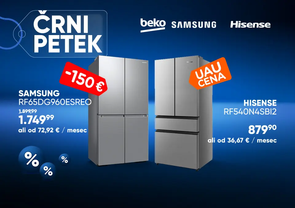 XXL hladilniki po izjemnih cenah