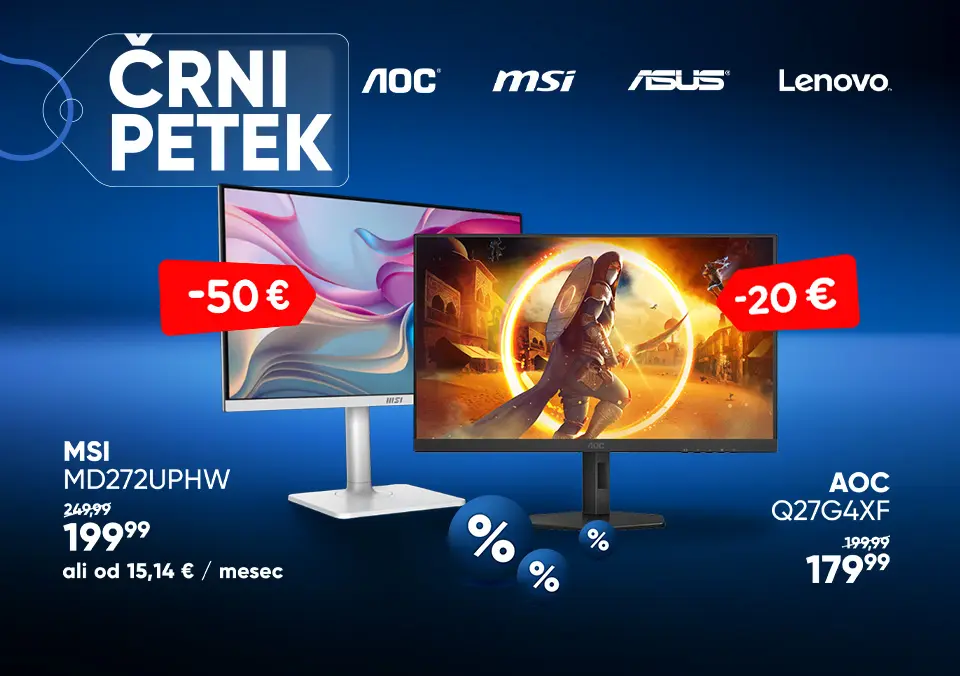 Najboljše ponudbe monitorjev