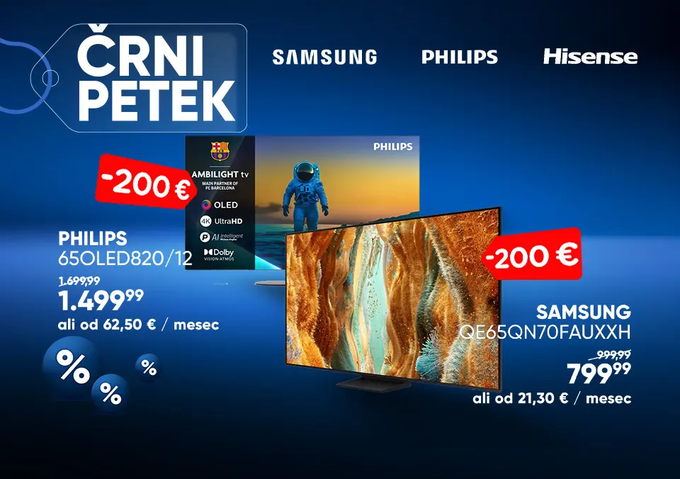 Televizorji najboljših znamk v akciji!