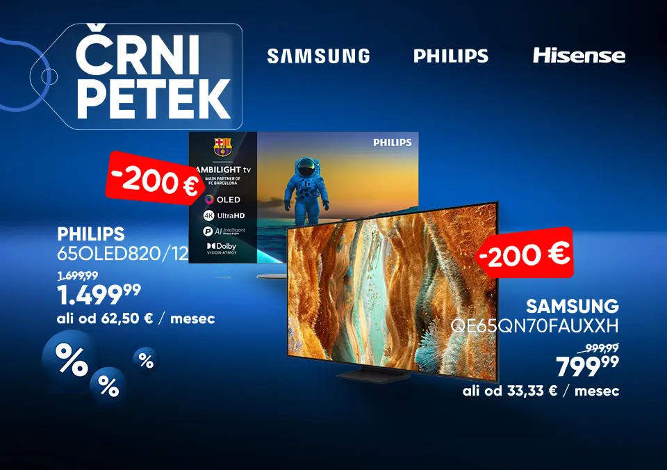 Televizorji najboljših znamk v akciji!