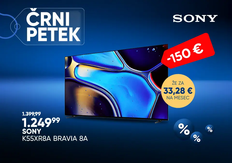Osupljiva akcija Sony televizorjev.