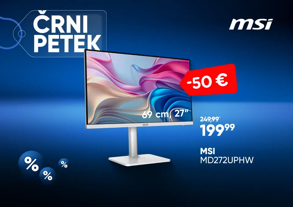 MSI monitorji zdaj v akciji!