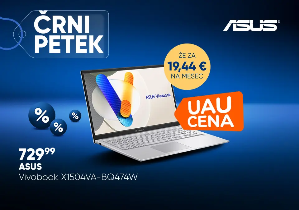 UAU ponudba Asus prenosnikov!