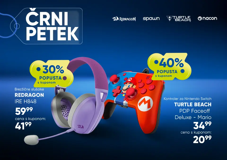 Uporabi kupon in izkoristi popust na gaming izdelke