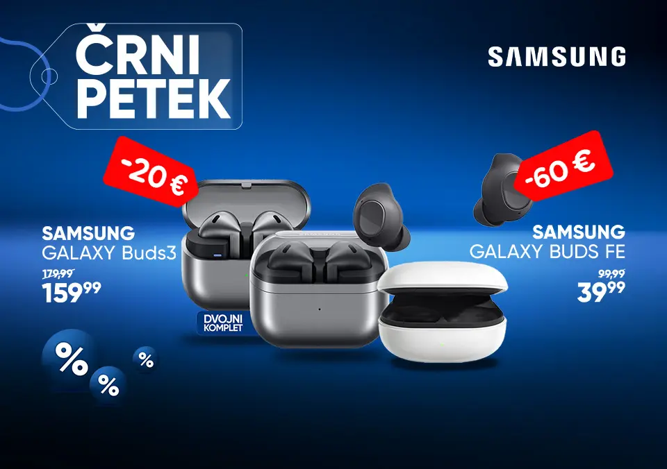 Izberi Galaxy Buds in prihrani!