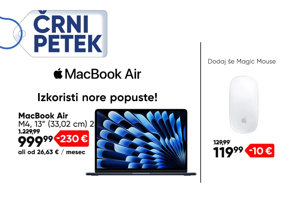 MacBook v akciji!