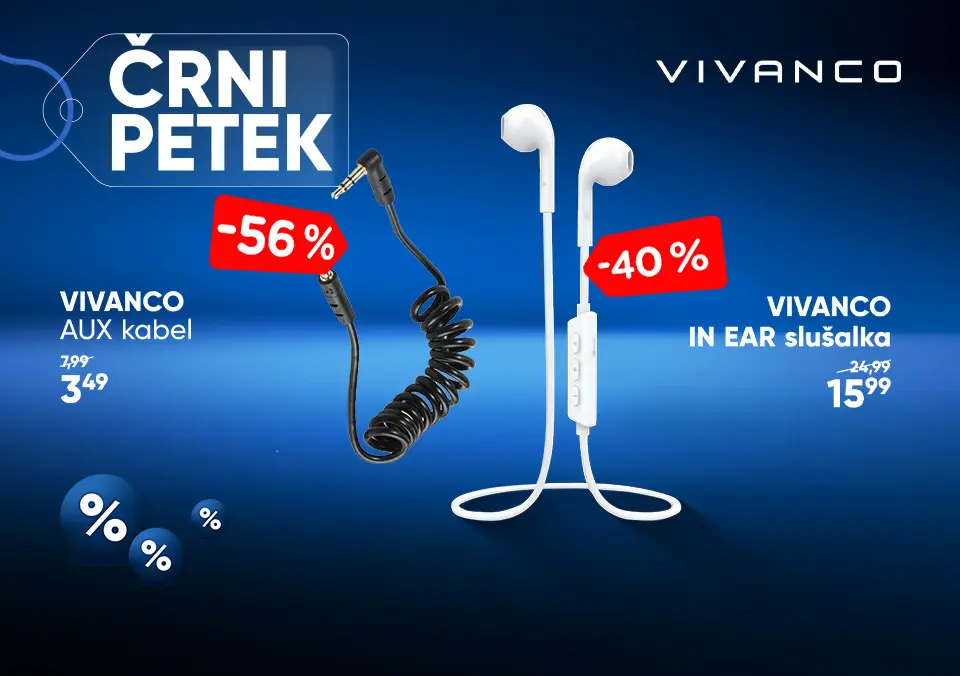 Do -50 % popusta na Vivanco opremo