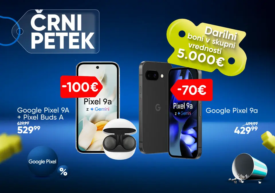 Izberi Google Pixel telefone In prejmi darilne bone Big Bang