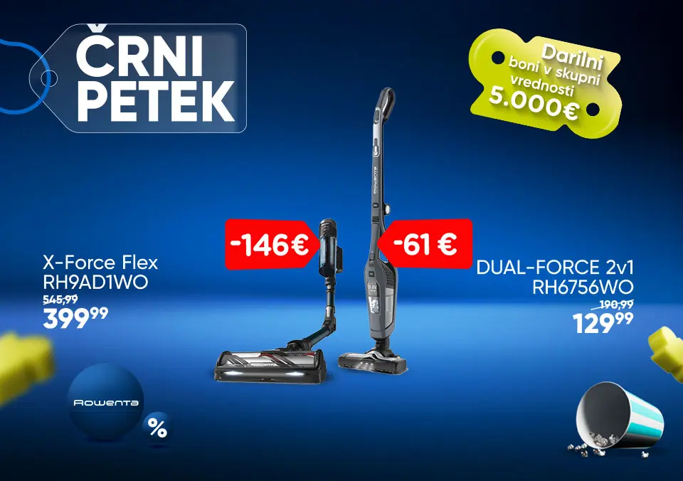 Kupi Rowenta aparate ter prejmi darilne bone Big Bang