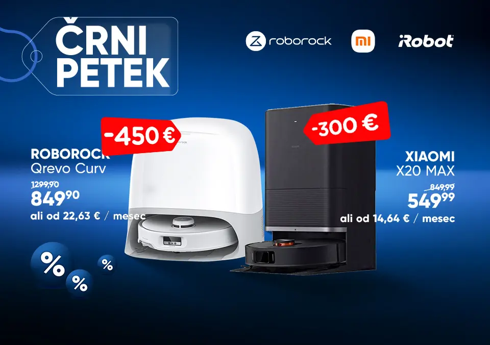 Robotski sesalniki v akciji