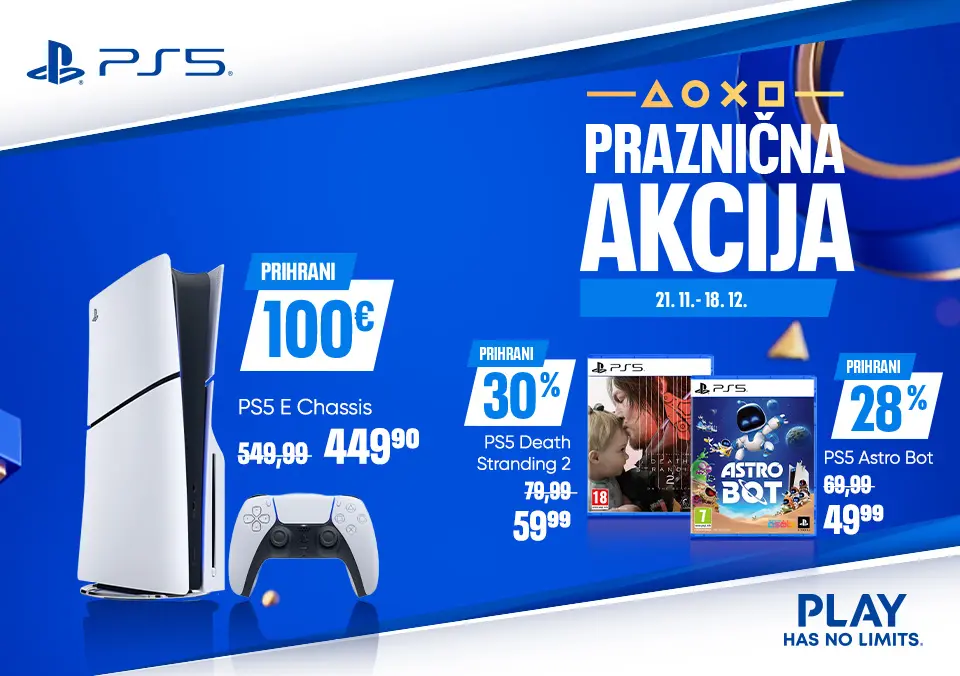 Playstation praznična akcija