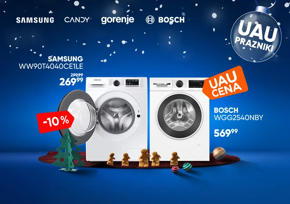 UAU ponudba pralnih strojev