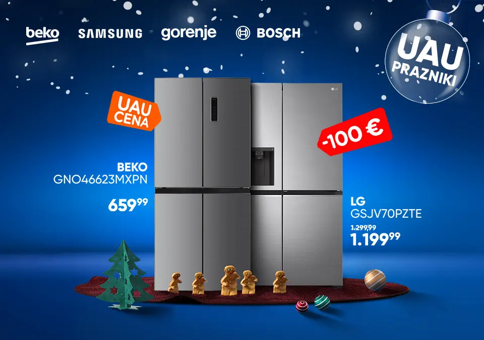 Veliki hladilniki, velike ugodnosti