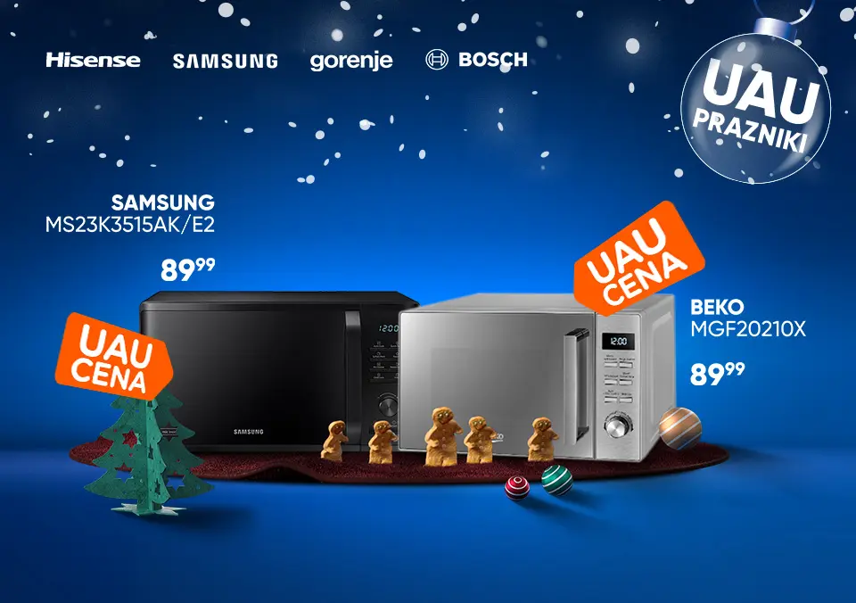 Mikrovalovke po prazničnih cenah