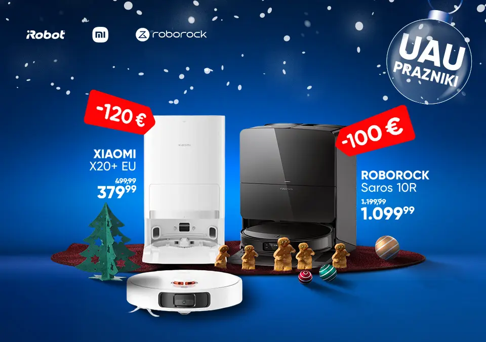 Decembrske cene robotskih sesalnikov