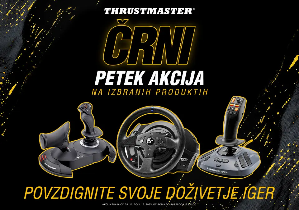 Thrustmaster Črni Petek akcija