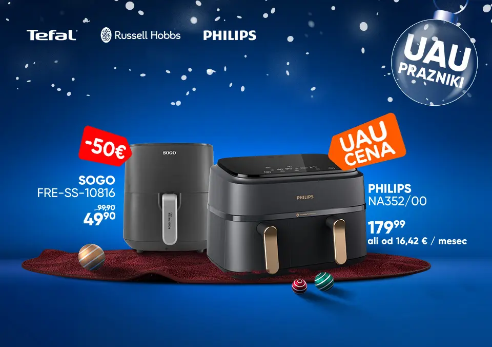 Velika izbira cvrtnikov za praznično kuhanje